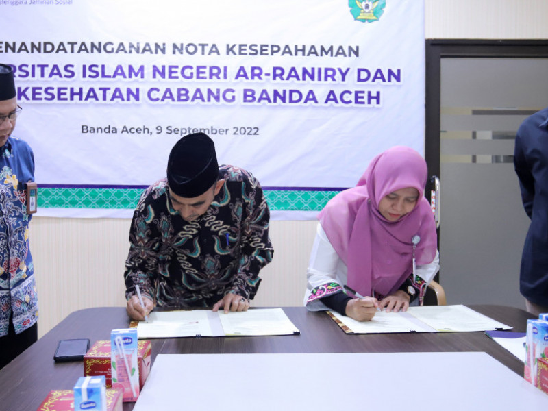 UIN Ar-Raniry Aceh dan BPJS Kesehatan Jalin Kerja Sama