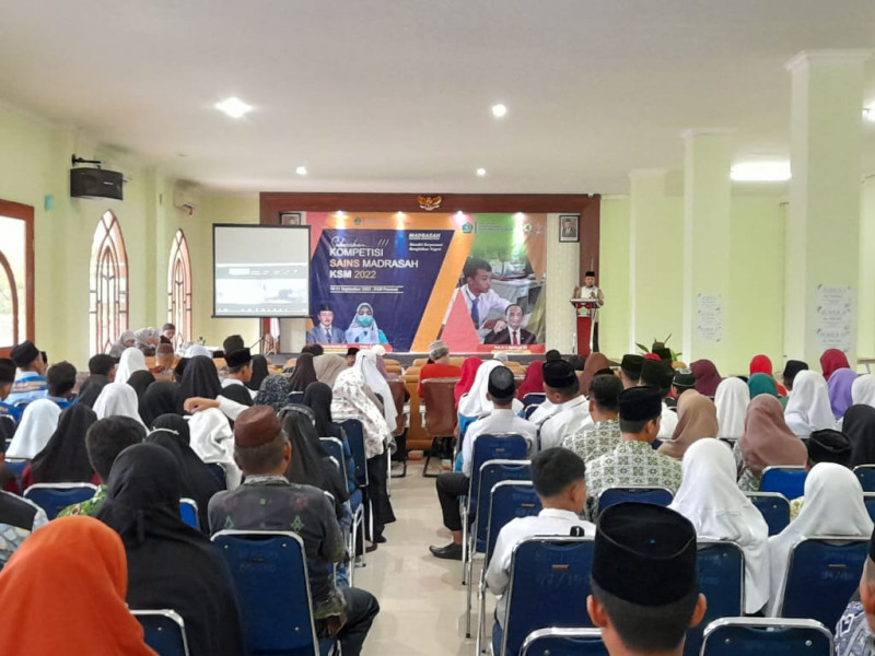 Sebanyak 205 Siswa Madrasah di Bangka Belitung Adu Kecerdasan Ajang Kompetisi Sains Madrasah 