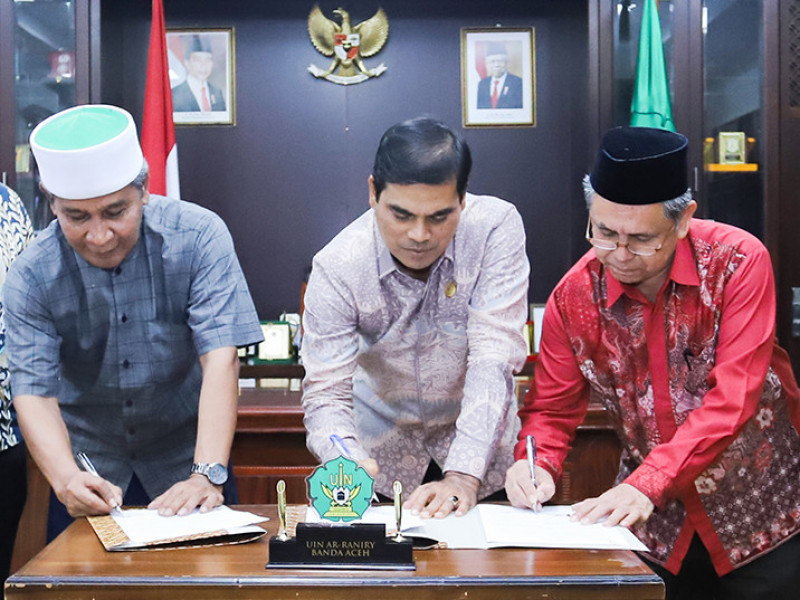 UIN Ar-Raniry, HUDA dan PKPM Aceh Jalin Kerja Sama