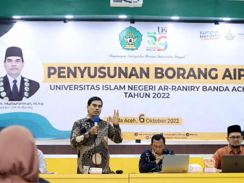 Kick Off Penyusunan Borang AIPT, UIN Ar-Raniry Targetkan Akreditasi Unggul pada Tahun 2024