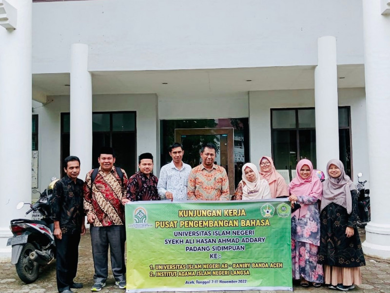 UIN Syahada Padangsidimpuan Studi Banding ke UIN Ar-Raniry