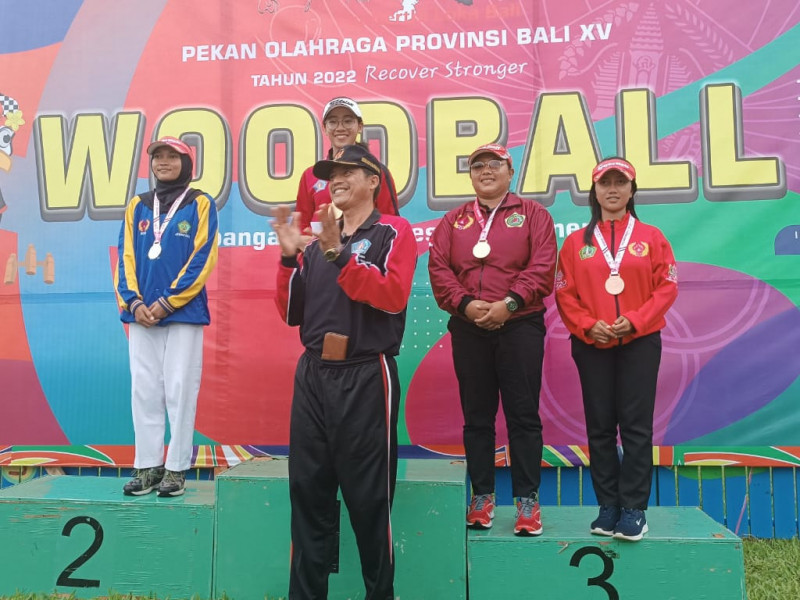 Wakili Jembrana, Siswi MAN 1 Jembrana Raih Perak Woodball Pekan Olahraga Provinsi ke XV