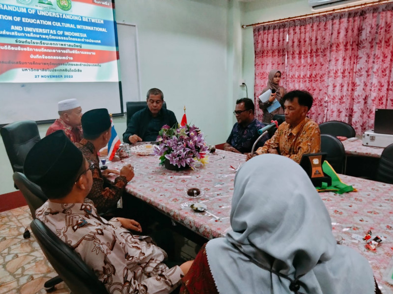 Perkuat Sinergi Pendidikan Islam, UIN KHAS Jember MoU dengan Eakkapa Sasanawich Islamic School Krabi Thailand