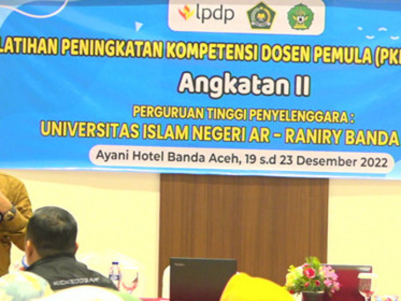 Puluhan Dosen Pemula PTKI di Aceh Ikut Pelatihan Kompetensi