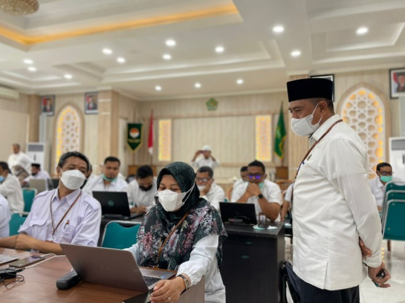 Kemenag Aceh Tuntaskan CAT Survei Indeks Profesionalisme dan Moderasi Beragama