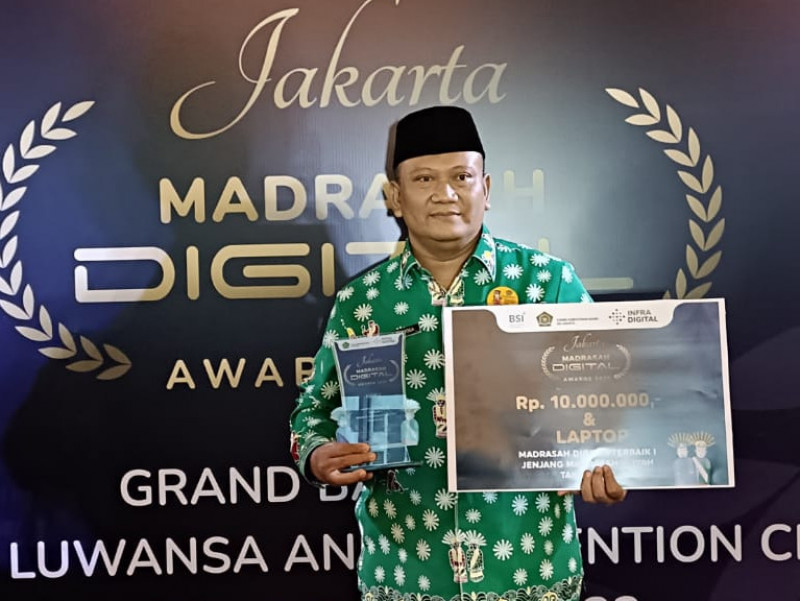 MAN 2 Jakarta Raih Terbaik I Jakarta Madrasah Digital Award