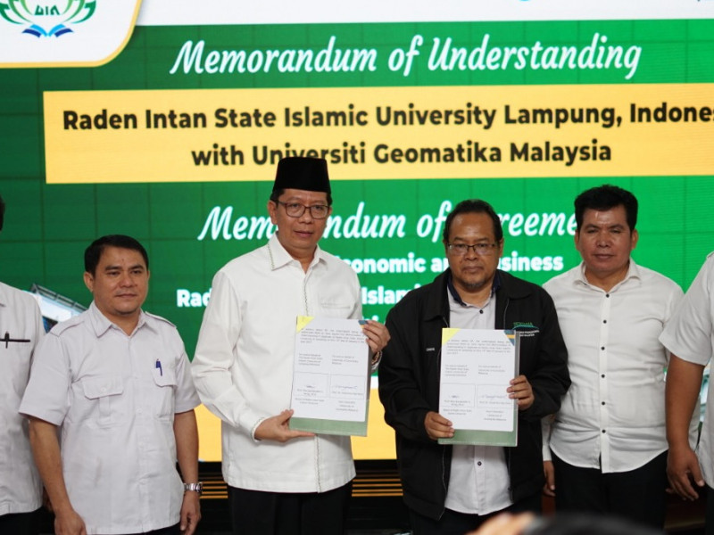 Percepat Internasionalisasi UIN Raden Intan Lampung Jalin Kerjasama dengan Universiti Geomatika Malaysia