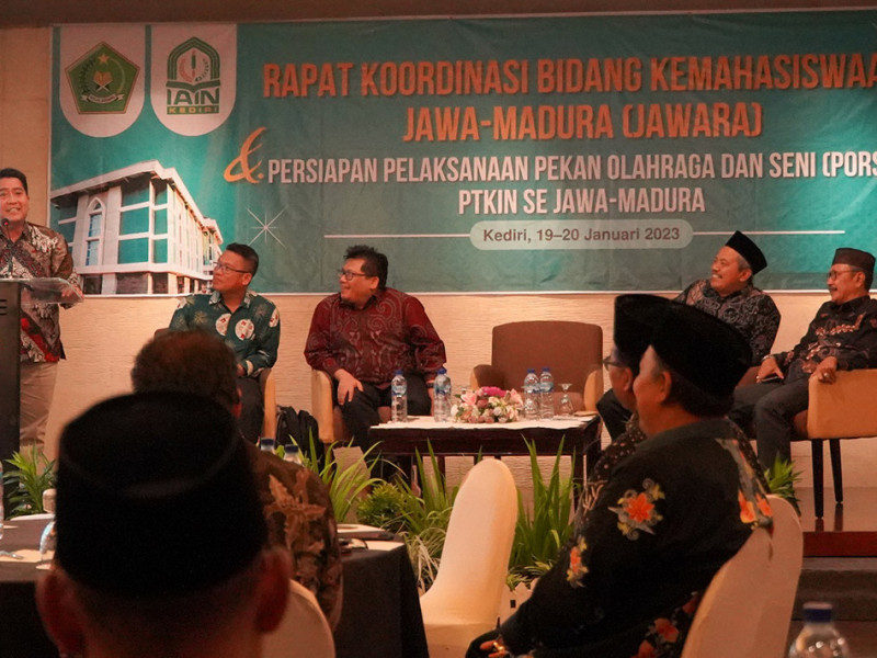 Hadiri Forum WR III Jawara di IAIN Kediri, Direktur Diktis Canangkan Program Khusus Penguatan Moderasi Beragama PTKN