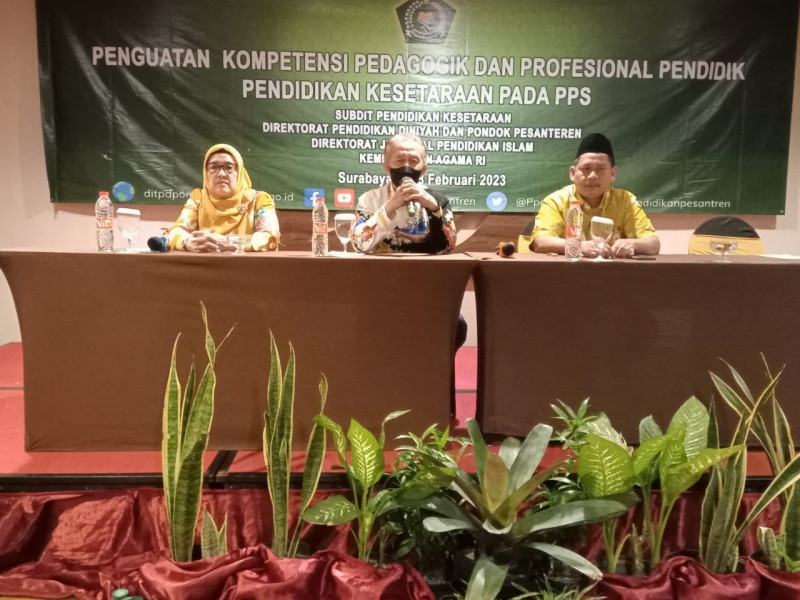 Kemenag Perkuat Kemampuan Pedagogik dan Profesionalisme Ustadz PKPPS