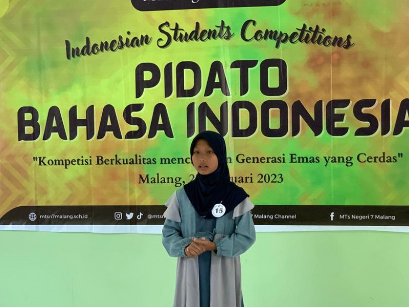 Indonesian Students Competition MTsN 7 Malang 2023 Diikuti 1.537 Siswa