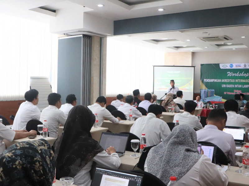 Tujuh Prodi UIN Raden Intan Lampung Ikuti Workshop Pendampingan Akreditasi Internasional