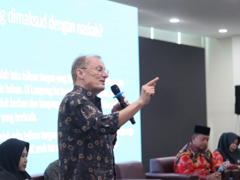 Visiting Lecture Fakultas Adab UIN Lampung, Hadirkan Ahli Naskah Nusantara dari Leiden Belanda