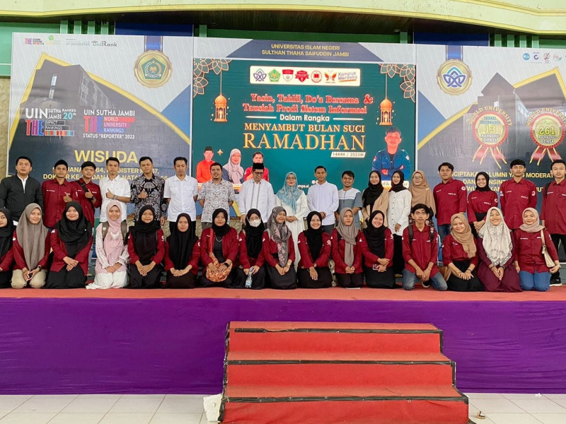 HMP Program Studi Sistem Informasi FST UIN STS Jambi Sukses Gelar Silaturahmi: Yasin, Tahlil, Doa Bersama dan Tausiah Sambut Bulan Suci Ramadhan.