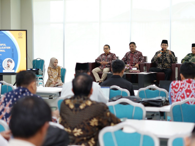 UIN Raden Intan Lampung Terus Lakukan Akselerasi Lahirnya Guru Besar