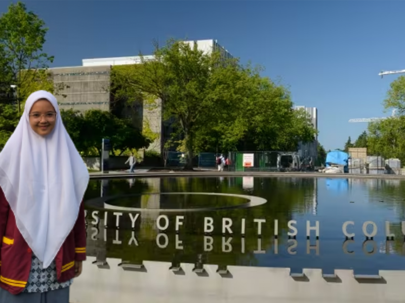Diterima di 5 Kampus Top Dunia, Firila Mantap Pilih University of British Columbia (UBC)- CANADA