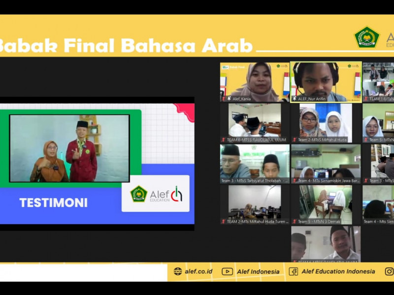 Tim Bahasa Arab MTsN 1 Pati Raih Juara 2 Nasional Gusi Bersi 2.0 Alef Education