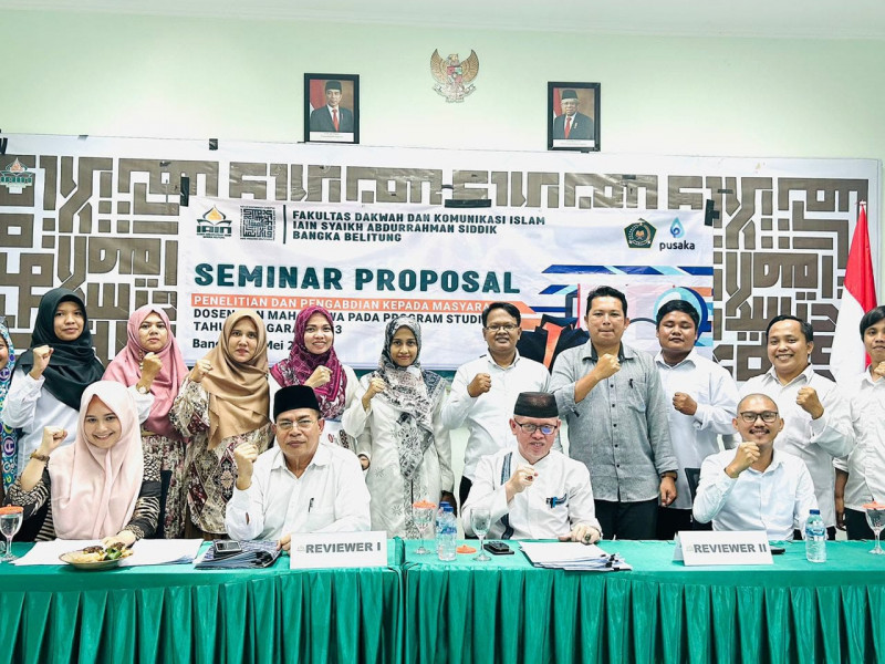 Menuju Kemajuan Dakwah dan Komunikasi Islam Gelar Seminar Proposal Penelitian dan Pengabdian kepada Masyarakat