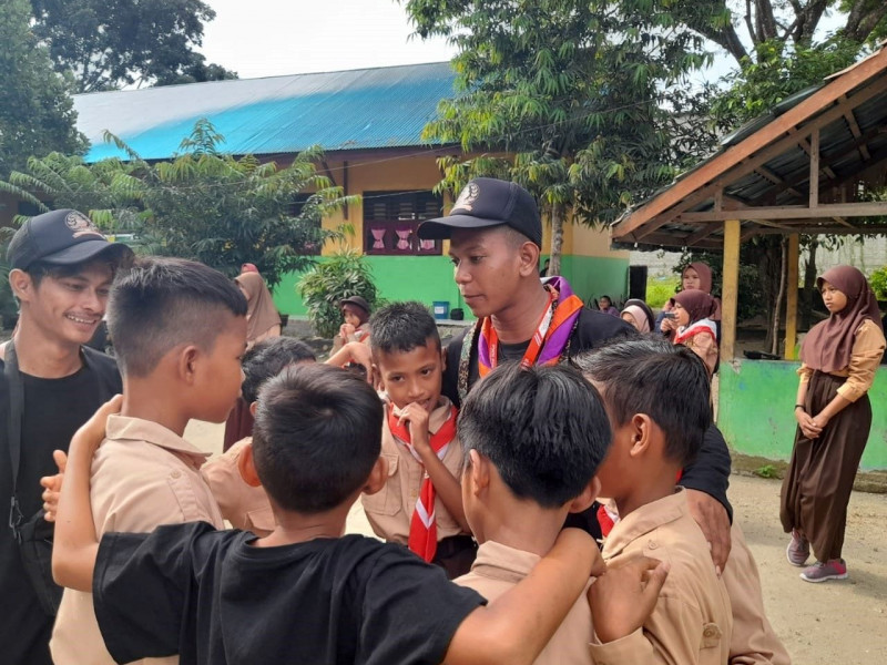 Kontingen PWN UIN Gus Dur Lakukan Pengabdian Masyarakat di Desa Tilihua Gorontalo