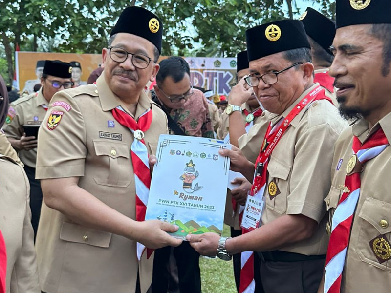 Kontingen IAIN SAS Bangka Belitung Raih Predikat Tapak Kemah Putra Terbaik pada PWN PTK XVI