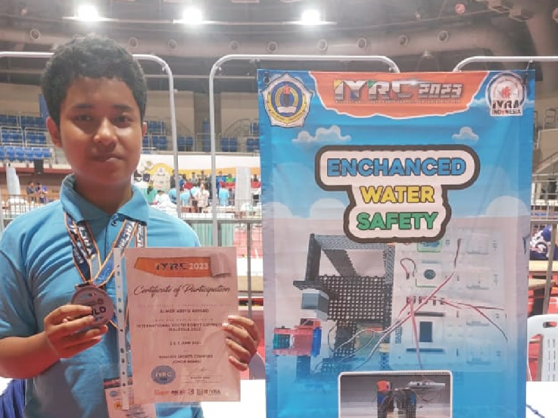 Almer Abiyyu Ahmad, Siswa MAN 1 Pasuruan Raih Medali Emas di Ajang International Youth Robot Competition 2023 ASEAN
