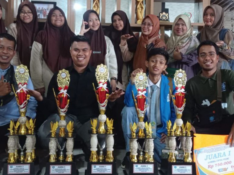 Membanggakan, MAN IC Bangka Tengah Boyong 6 Piala FLS2N Kabupaten