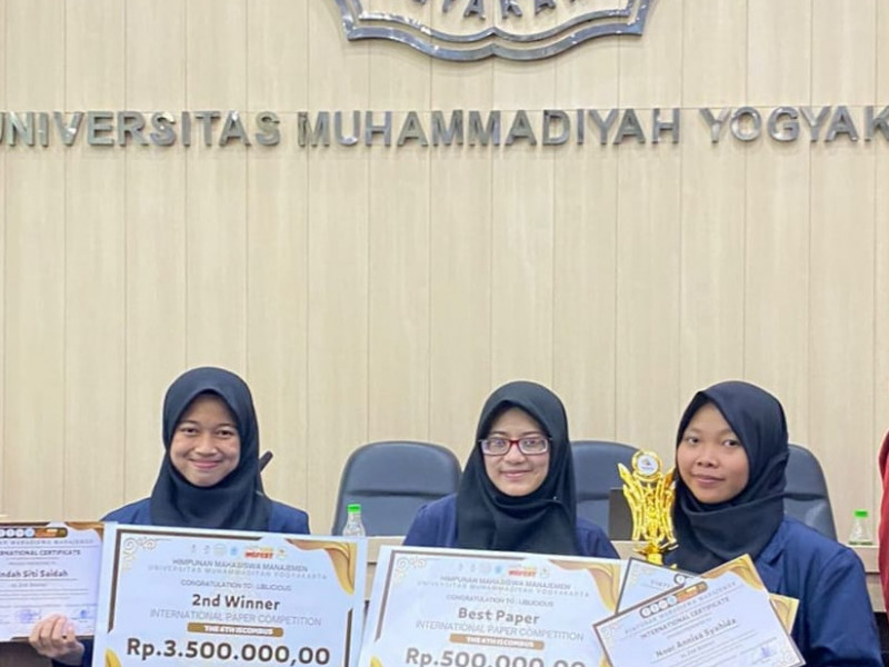 Keren! Mahasiswa UIN Bandung Raih Juara Kompetisi Paper Tingkat Internasional
