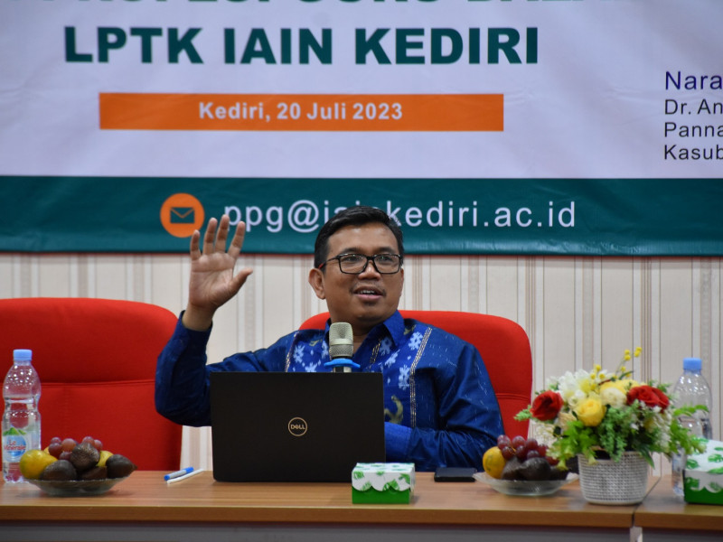 Bersama Pannas PPG Kemenag Anis Masykur, IAIN Kediri Gelar Refreshment Guru Pamong