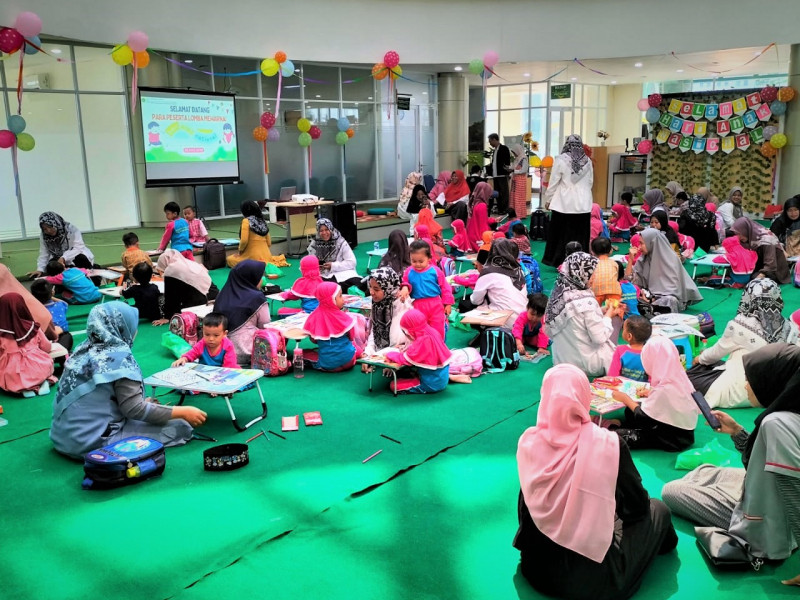 Peringati Hari Anak Nasional, Perpustakaan UIN Gus Dur Adakan Lomba Mewarnai Bagi Anak Usia Dini