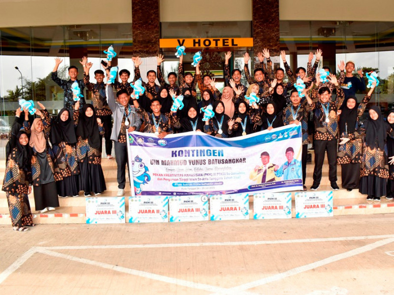 UIN Mahmud Yunus Batusangkar Boyong 20 Juara Pada Ajang PKM III PTKIN se-Sumatera dan PTI Asia Tenggara