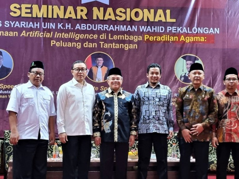 Fakultas Syariah UIN Gus Dur Gelar Seminar Nasional tentang Penggunaan Artificial Intelligence (AI) bagi Lembaga Peradilan Agama