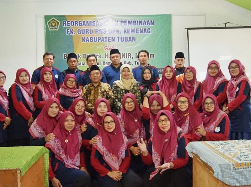 Reorganisasi dan Pembinaan Forum Komunikasi Guru PNS DPK Kemenag Kabupaten Tuban