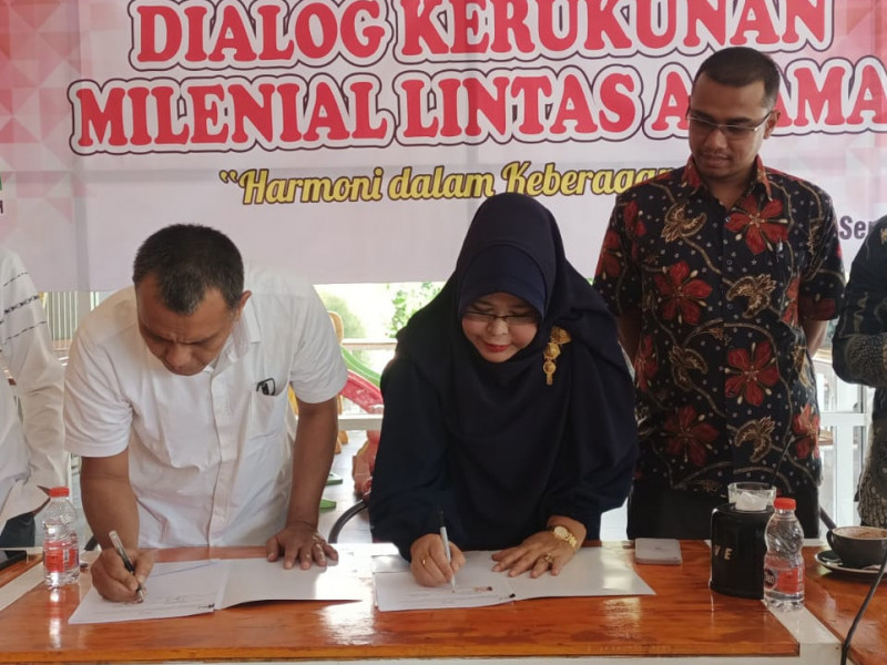 FDK UIN Ar-Raniry dan Badan Kesbangpol Aceh Jalin Kerja Sama Dialog Kerukunan Pemuda Lintas Agama