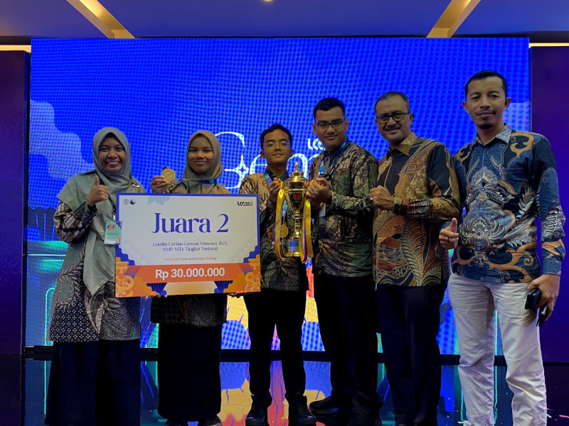 MTsN 1 Banda Aceh Raih Juara Dua LCCM Nasional 2023