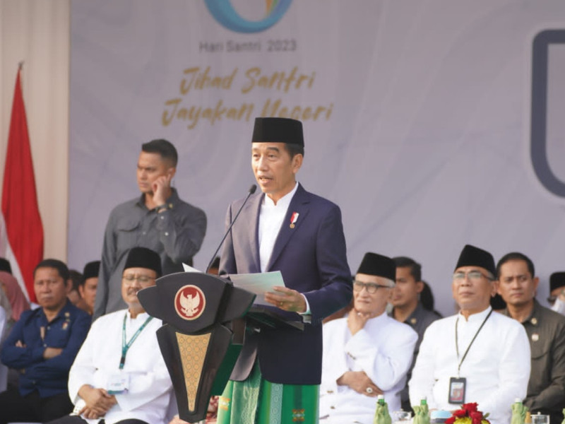 Presiden Jokowi Tegaskan Pondok Pesantren Penentu Keberhasilan Cita-cita Bangsa