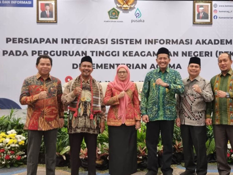 Rektor UIN Mahmud Yunus Batusangkar Serius Persiapkan Integrasi Data SIAKAD