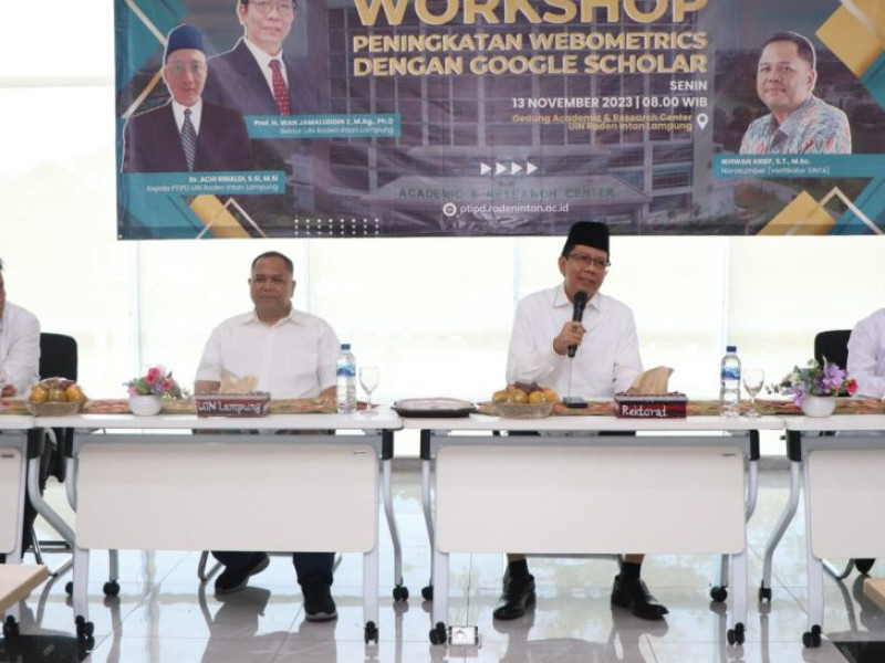 Rektor UIN Raden Intan Lampung: Kolaborasi, Kunci Peningkatan Webometrics
