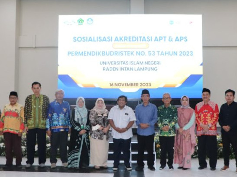 LPM UIN Raden Intan Adakan Sosialisasi APT dan APS Perspektif Permendikbud Ristek No 53 Tahun 2023