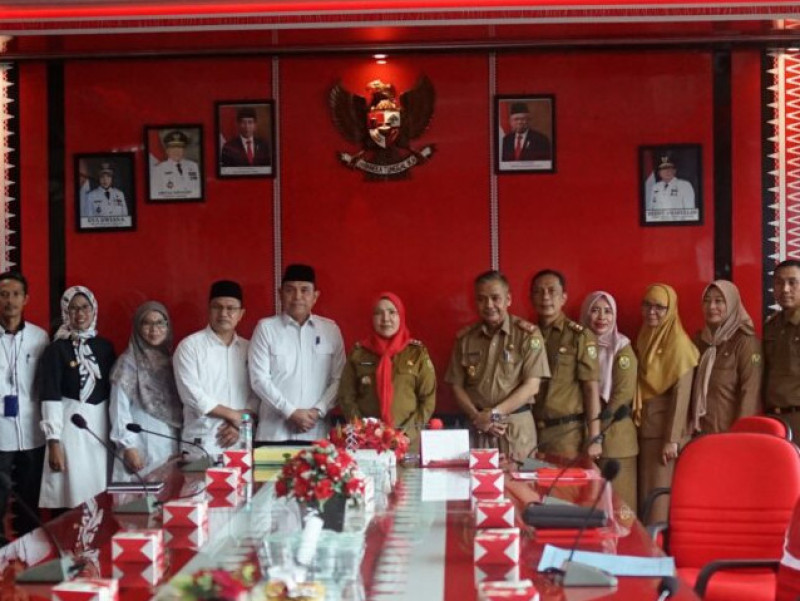 Jelang Peresmian Gedung Klinik Pratama, Wakil Rektor III UIN RIL Kunjungi Walikota Bandar Lampung