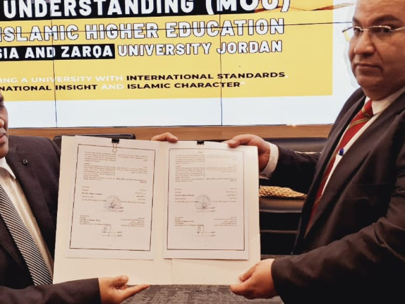 UIN Mataram bersama 54 PTKIN Tanda Tangani MoU dengan Universitas Az-Zarqa Yordania