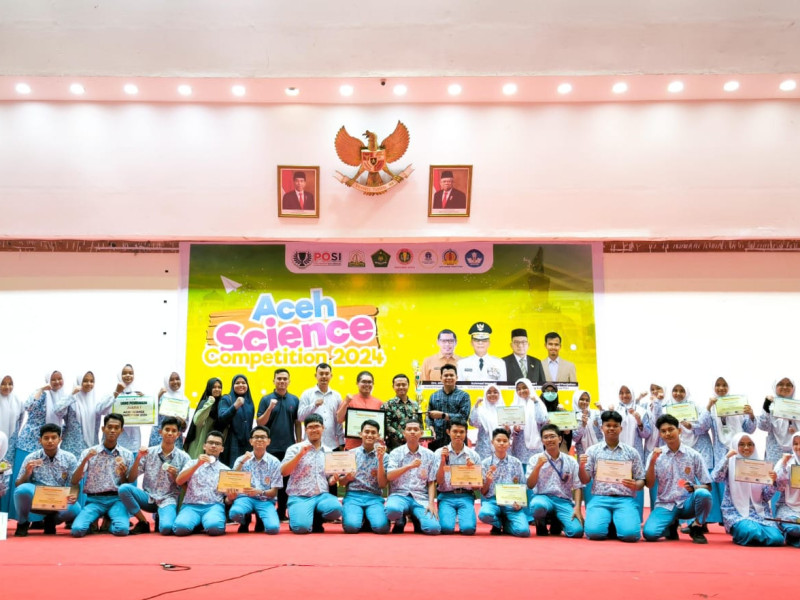 MAN 1 Banda Aceh Juara Umum Aceh Science Competition 2024