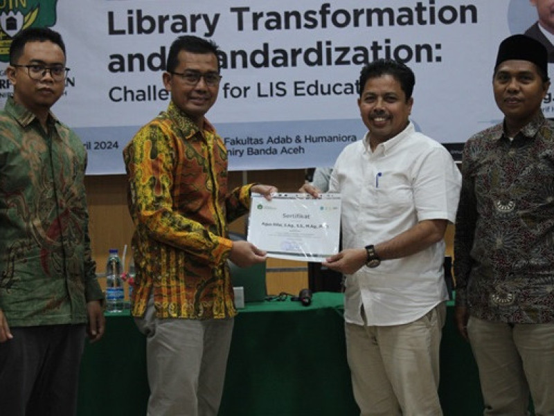 Prodi Ilmu Perpustakaan UIN Ar-Raniry Gelar Kuliah Umum, Bahas Transformasi Perpustakaan