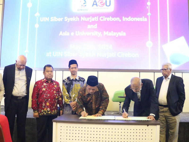 UIN Siber Syekh Nurjati Cirebon Teken MoU dengan Asia e University Malaysia Dirikan Twin University