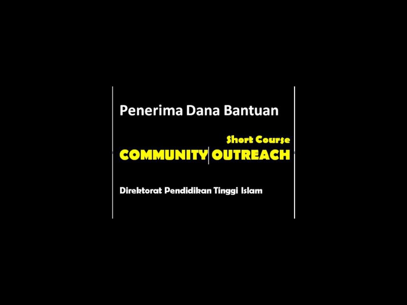 13 Dosen PTKI Terima <i>Short Course Community Outreach</i> 2016