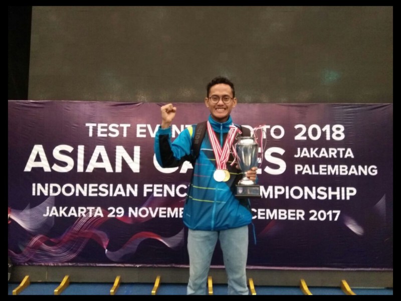M. Fatah Prassetyo Atlet Anggar Asal STAIN Bengkalis, Wakili Indonesia di Ajang Asian Games 2018