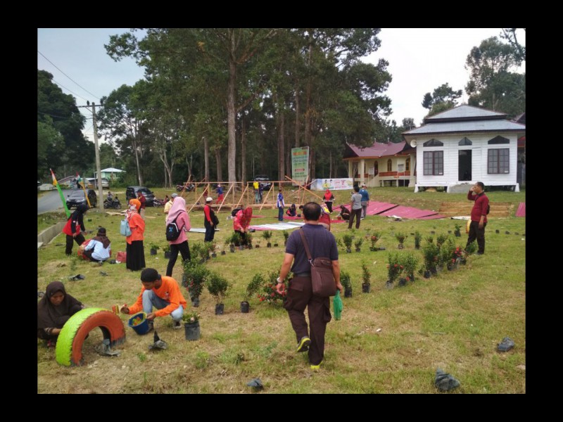 Pramuka IAIN Kendari Kenali Budaya Melayu di Kabupaten Kampar Riau