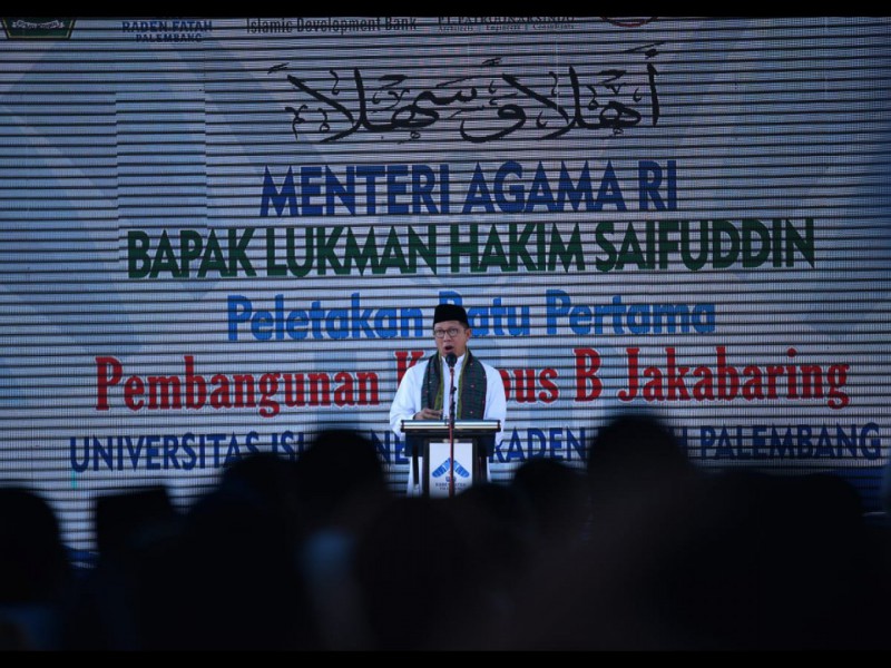 Peletakan Batu Pertama Awali Pembangunan Kampus B UIN Raden Fatah Palembang